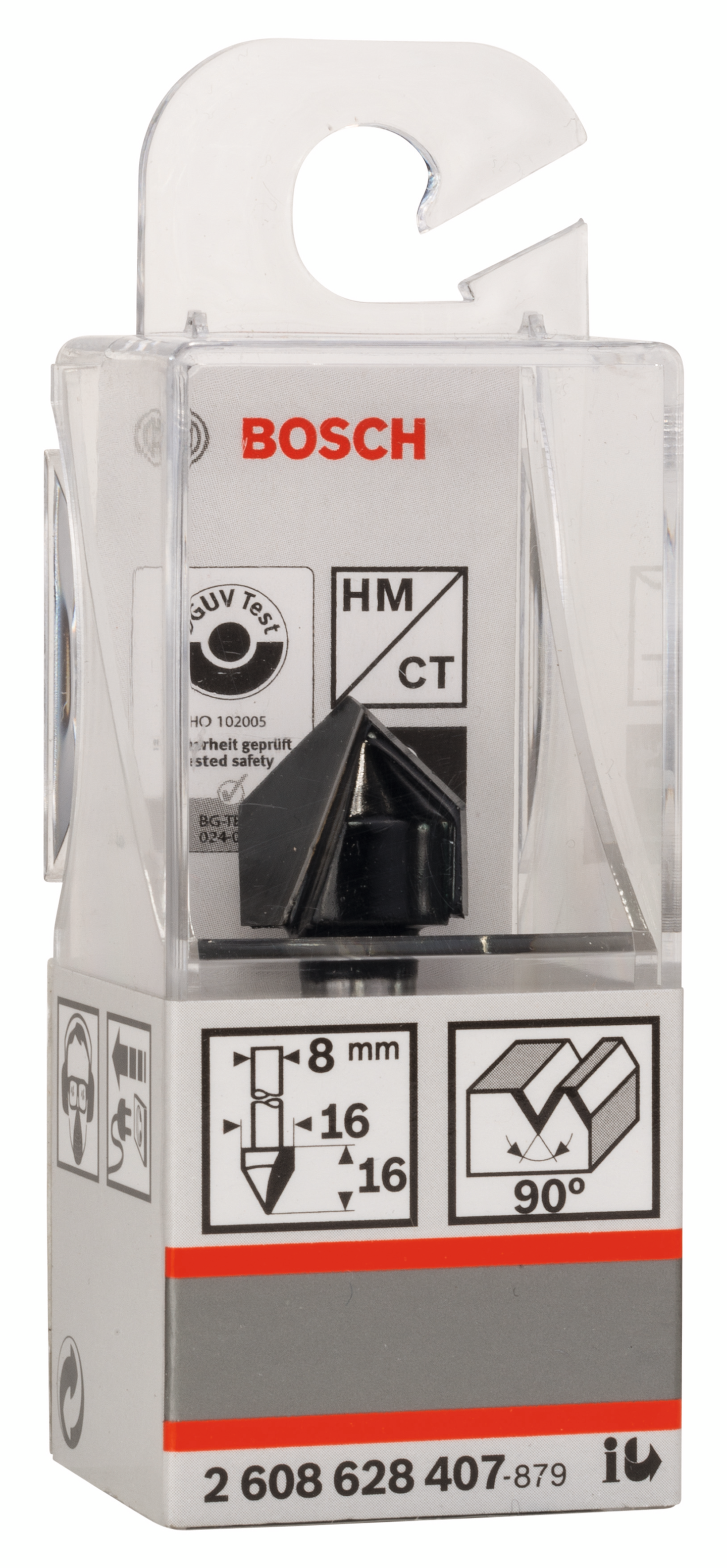 V-NOTFRÄS BOSCH HM 8MM D16MM L16MM 60GR