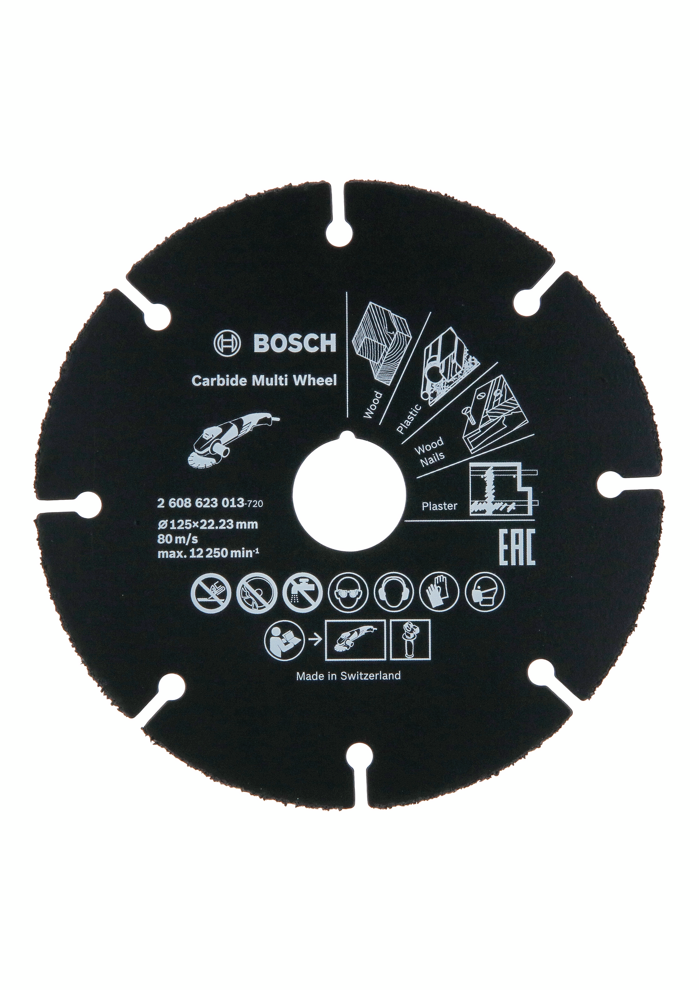 KAPSKIVA BOSCH MULTIWHEEL HM 125X22,23MM 2608623013