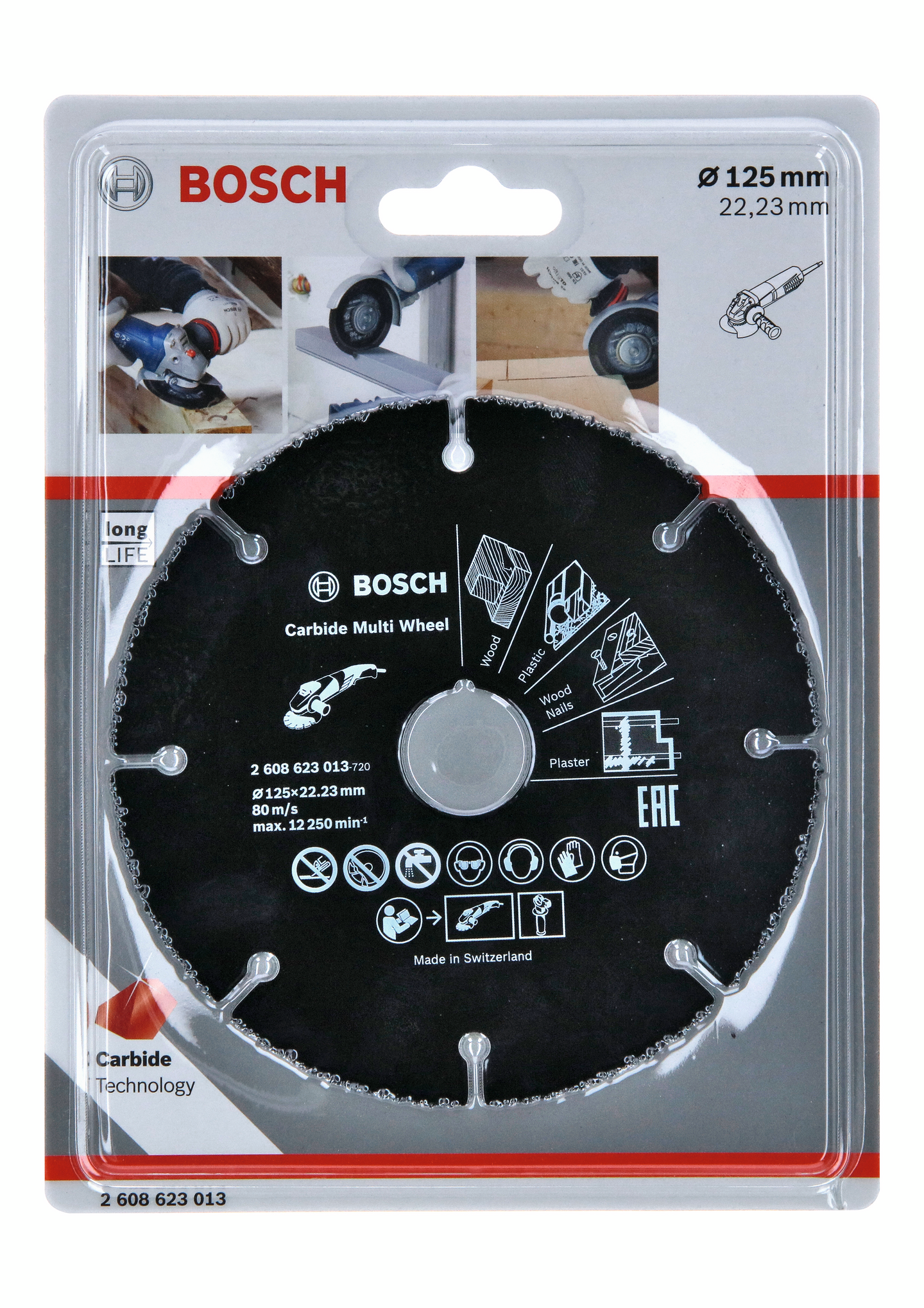 KAPSKIVA BOSCH MULTIWHEEL HM 125X22,23MM 2608623013