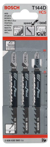 STICKSÅGBLAD BOSCH T144D 3ST