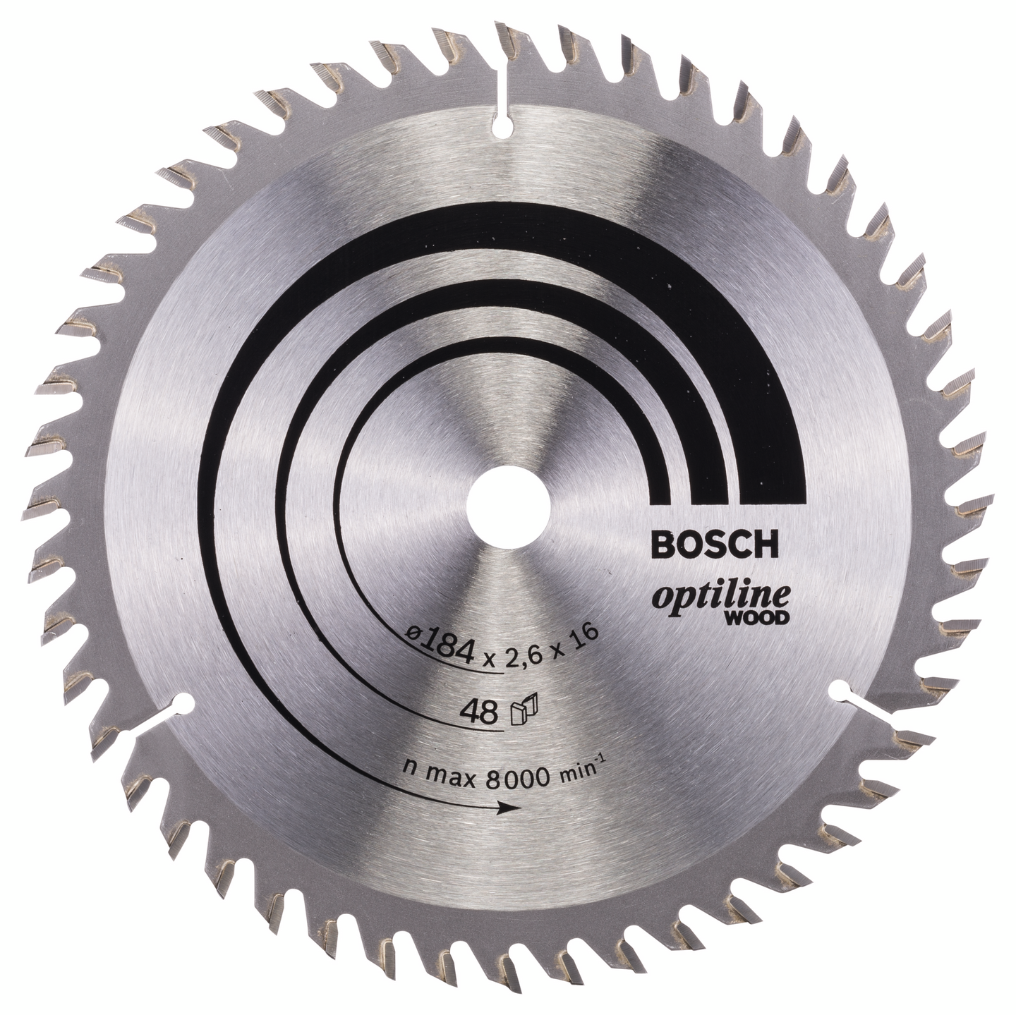CIRKELSÅGKLINGA BOSCH OPTILINE 184X2,6X16MM 48T