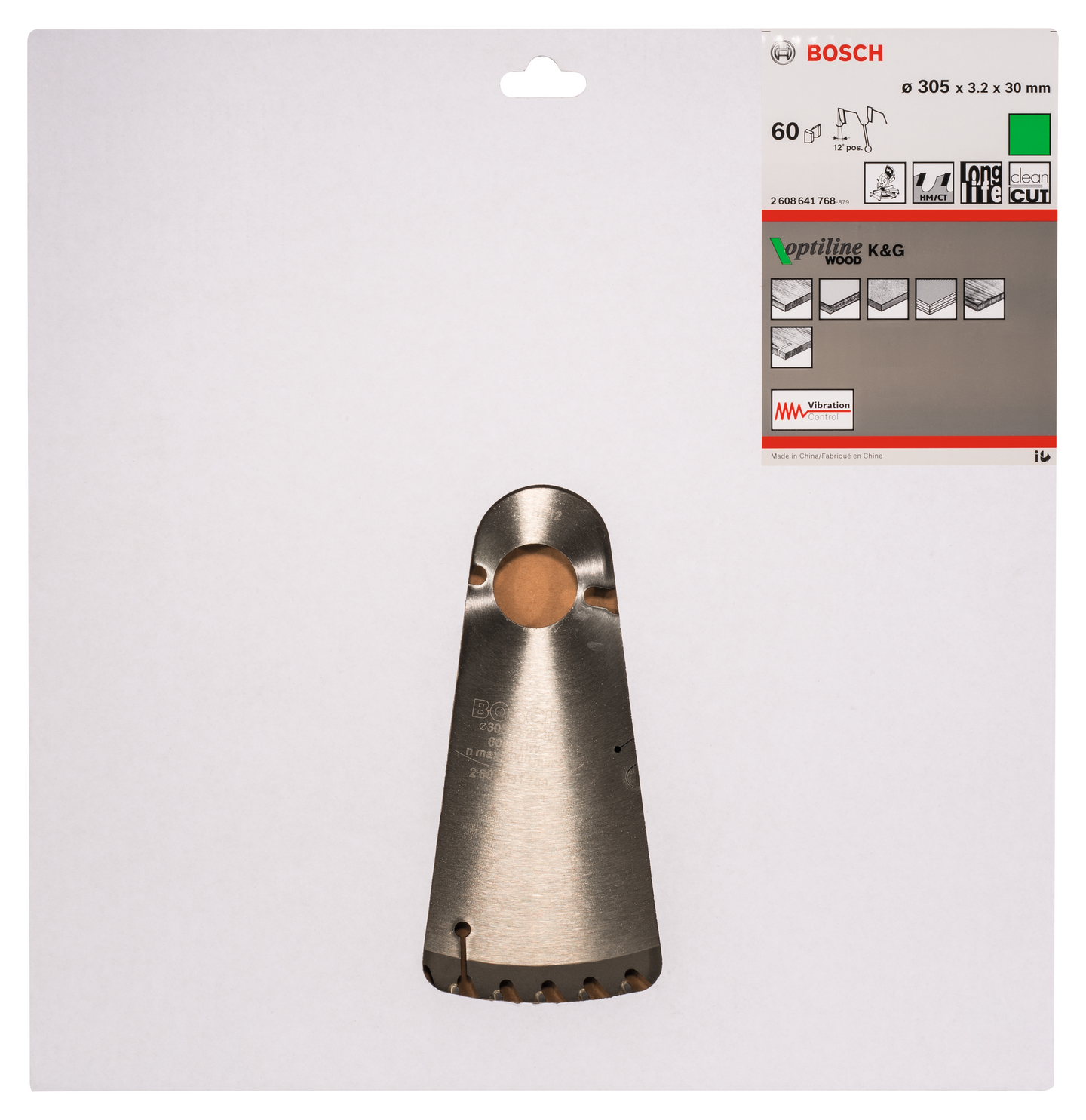 CIRKELSÅGKLINGA BOSCH OPTILINE 305X3,2X30MM 60T