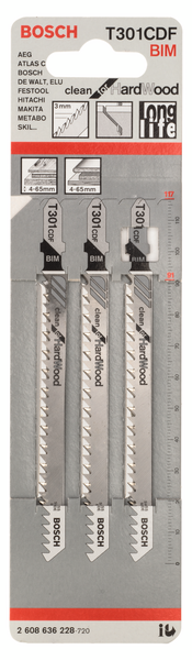 STICKSÅGBLAD BOSCH T301 CDF 3P