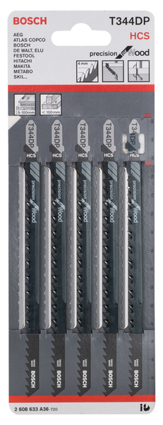 STICKSÅGBLAD BOSCH T344DP 5ST