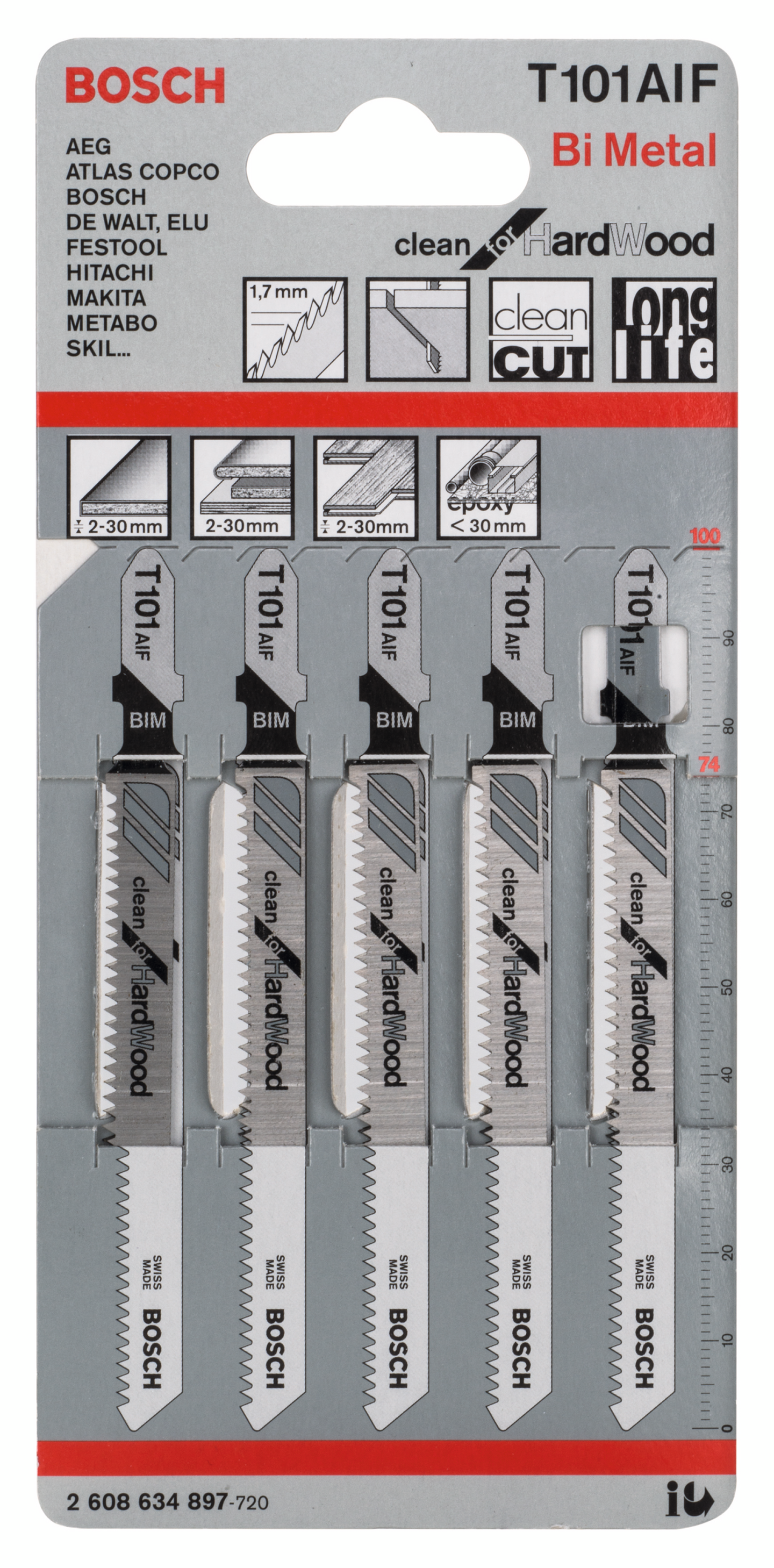 STICKSÅGBLAD T101AIF 5P