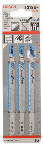 STICKSÅGBLAD BOSCH T318BF 3ST