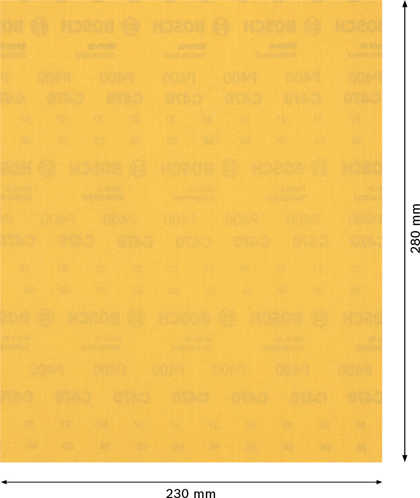 Hiomapaperirulla käsinhiontaan Bosch EXPERT C470, 230 x 280 mm, G 400