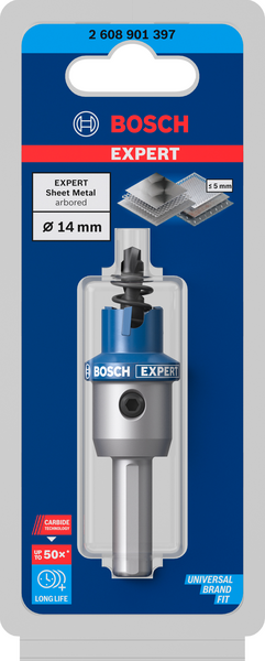 Reikäsaha Bosch Expert Sheet Metal Carbide 14mm