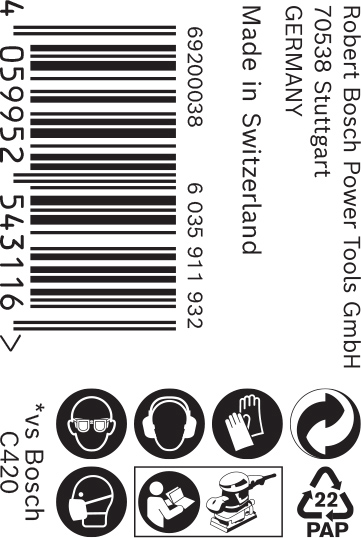 SLIPRULLE BOSCH 50M 93MM K180