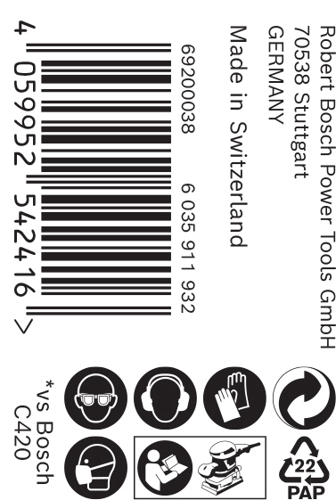 SLIPARK BOSCH RULLE 5M K60 93MM