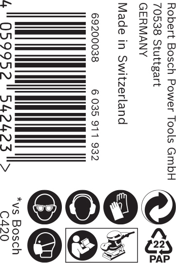 SLIPARK BOSCH RULLE 5M K80 93MM