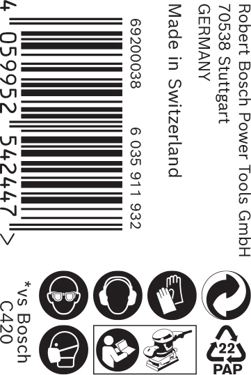 SLIPARK BOSCH RULLE 5M K180 93MM
