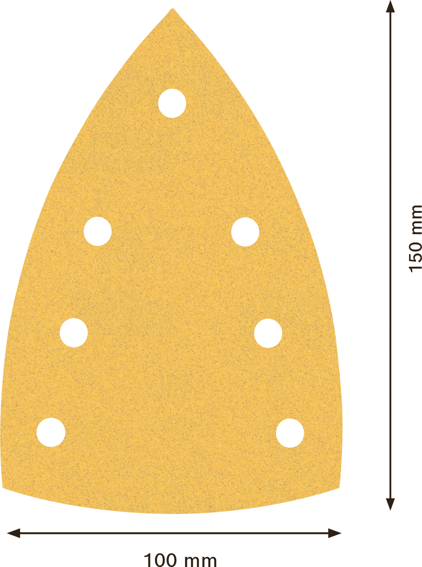 SLIPARK BOSCH DELTA 7H K120 100X150MM 10ST