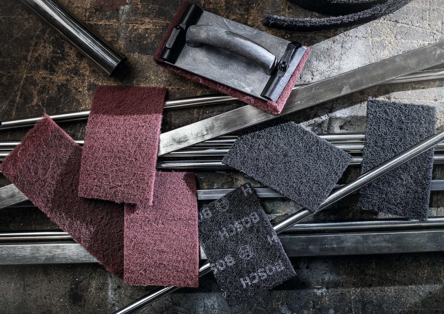 SLIPFLEECE BOSCH SIC SVART MEDIUM 100MM 10M