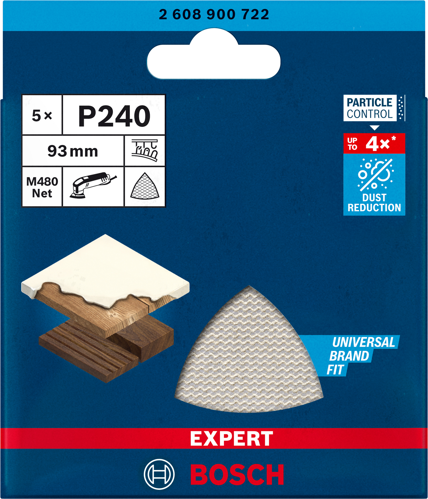 SLIPARK BOSCH DELTA NET EXPERT K240 93MM 5ST