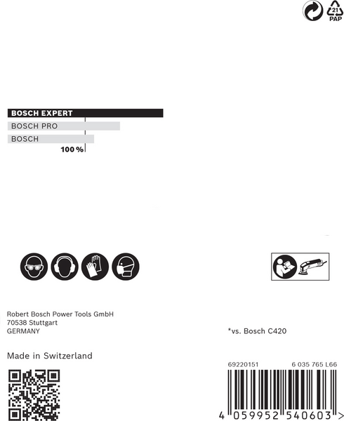 SLIPARK BOSCH DELTA NET EXPERT K240 93MM 5ST