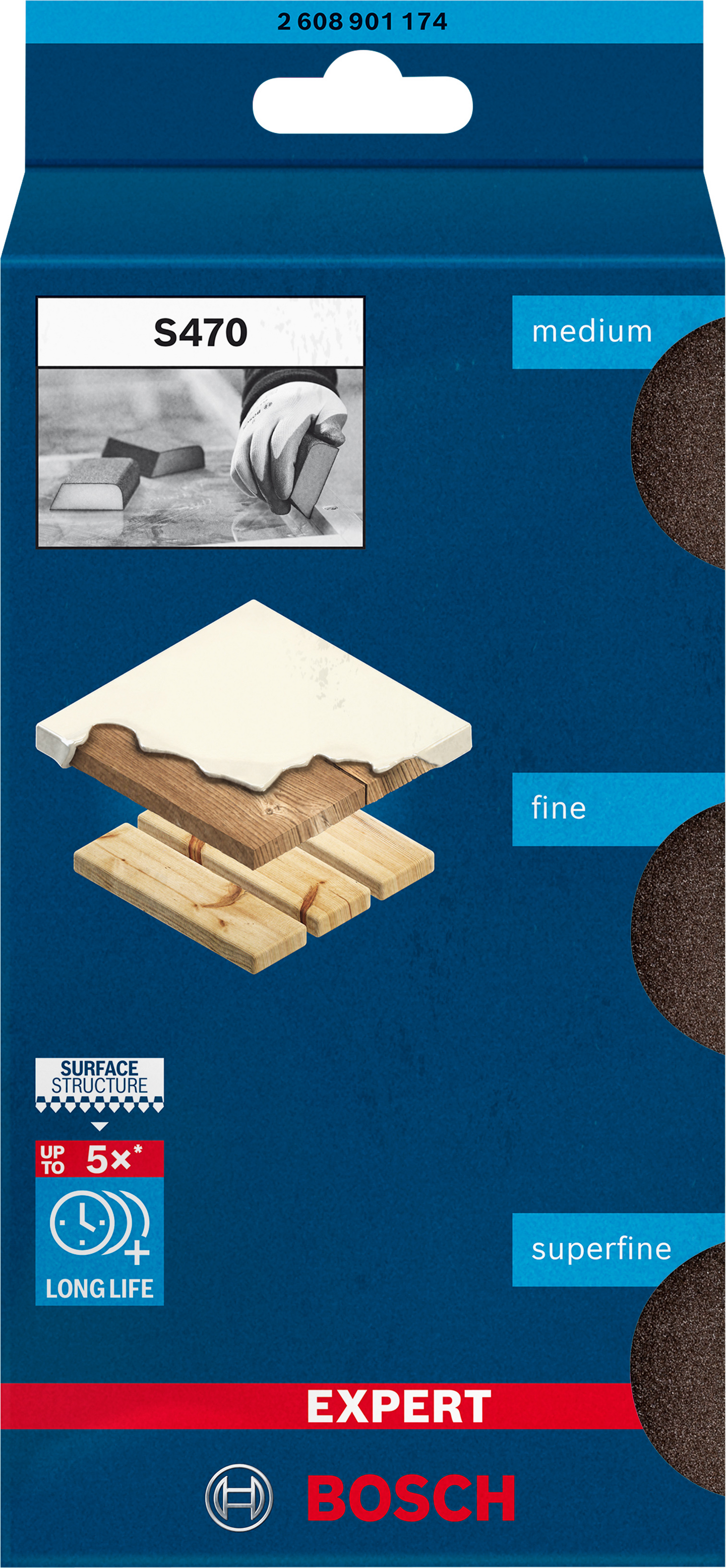 SLIPSVAMPSET BOSCH COM M/F/SF 69X97X26MM 3ST