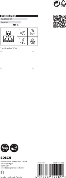 SLIPSVAMPSET BOSCH COM M/F/SF 69X97X26MM 3ST