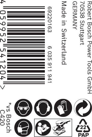 SLIPARK BOSCH RULLE NET K240 93X500MM