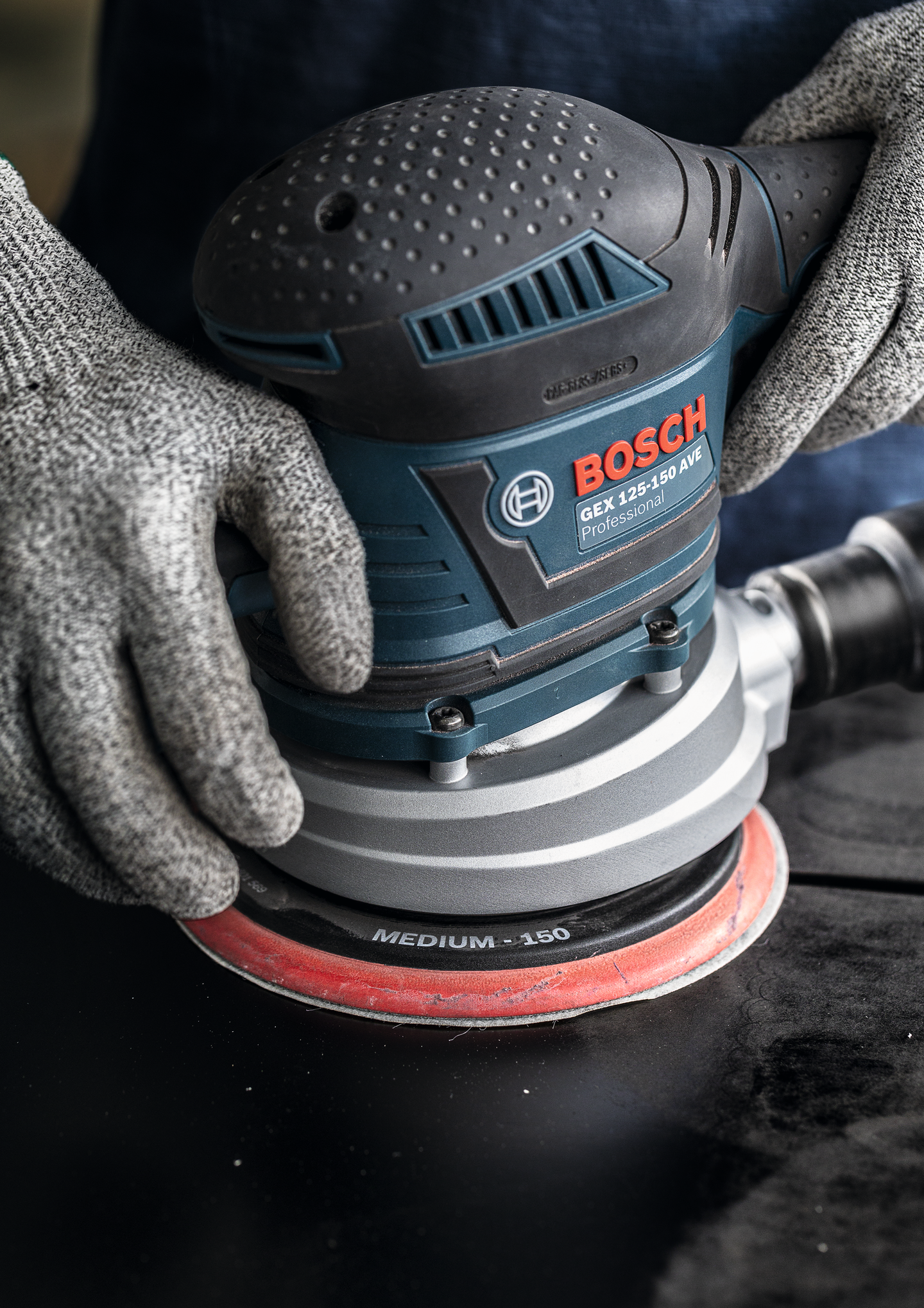 Hiomalautanen Bosch EXPERT Multihole, 150 mm, pehmeä