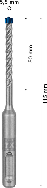 HAMMARBORR PLUS-7X 5,5X115MM