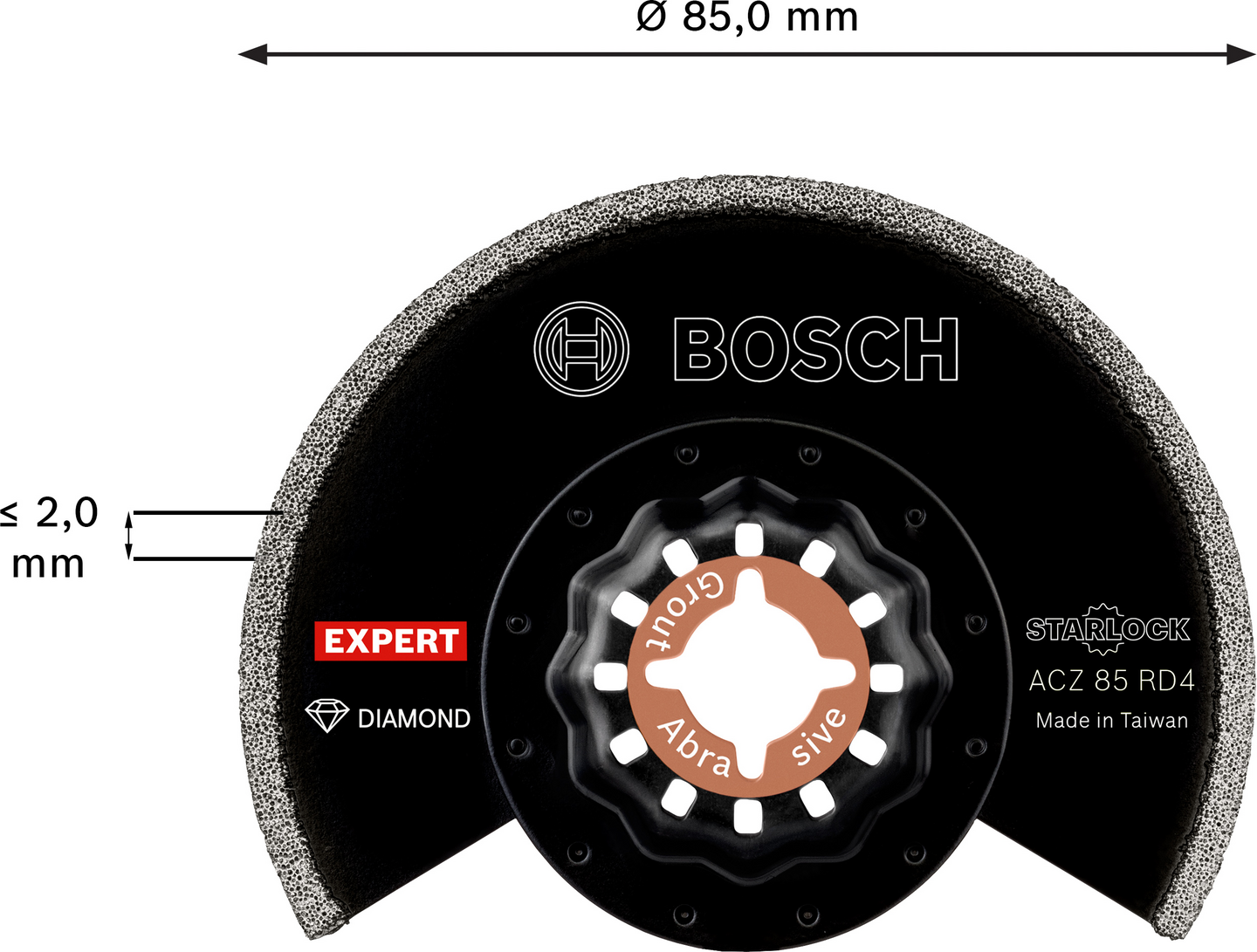 SÅGBLAD BOSCH ACZ85RD4 DIAMANT