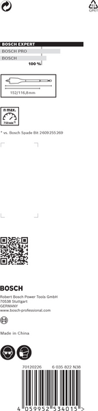 CENTRUMBORR BOSCH SELFCUT 35X152MM