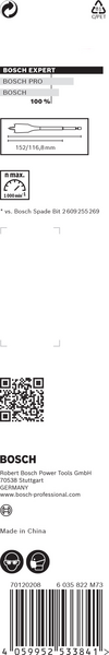 CENTRUMBORR BOSCH SELFCUT 8X152MM