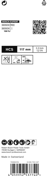 STICKSÅGBLAD BOSCH T308B WOOD 3ST