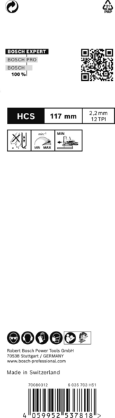 STICKSÅGBLAD BOSCH T308BP WOOD 3ST