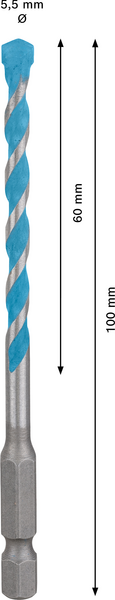 Poranterä Bosch EXPERT HEX-9 MultiConstruction 5,5 x 60 x 100 mm