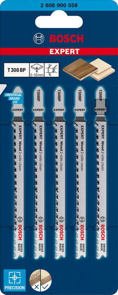 STICKSÅGBLAD BOSCH T308BP WOOD 5ST