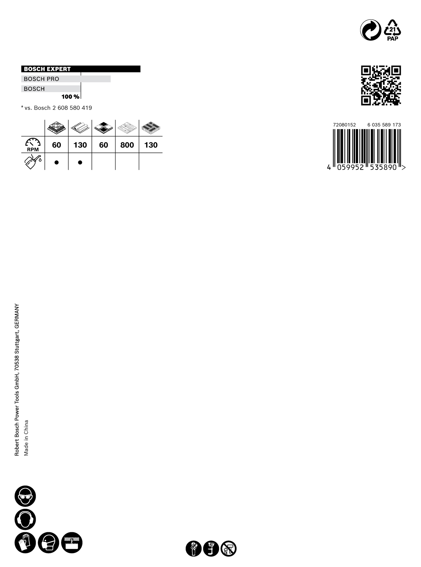 HÅLSÅG BOSCH POWERCHANGE CARBIDE 127MM