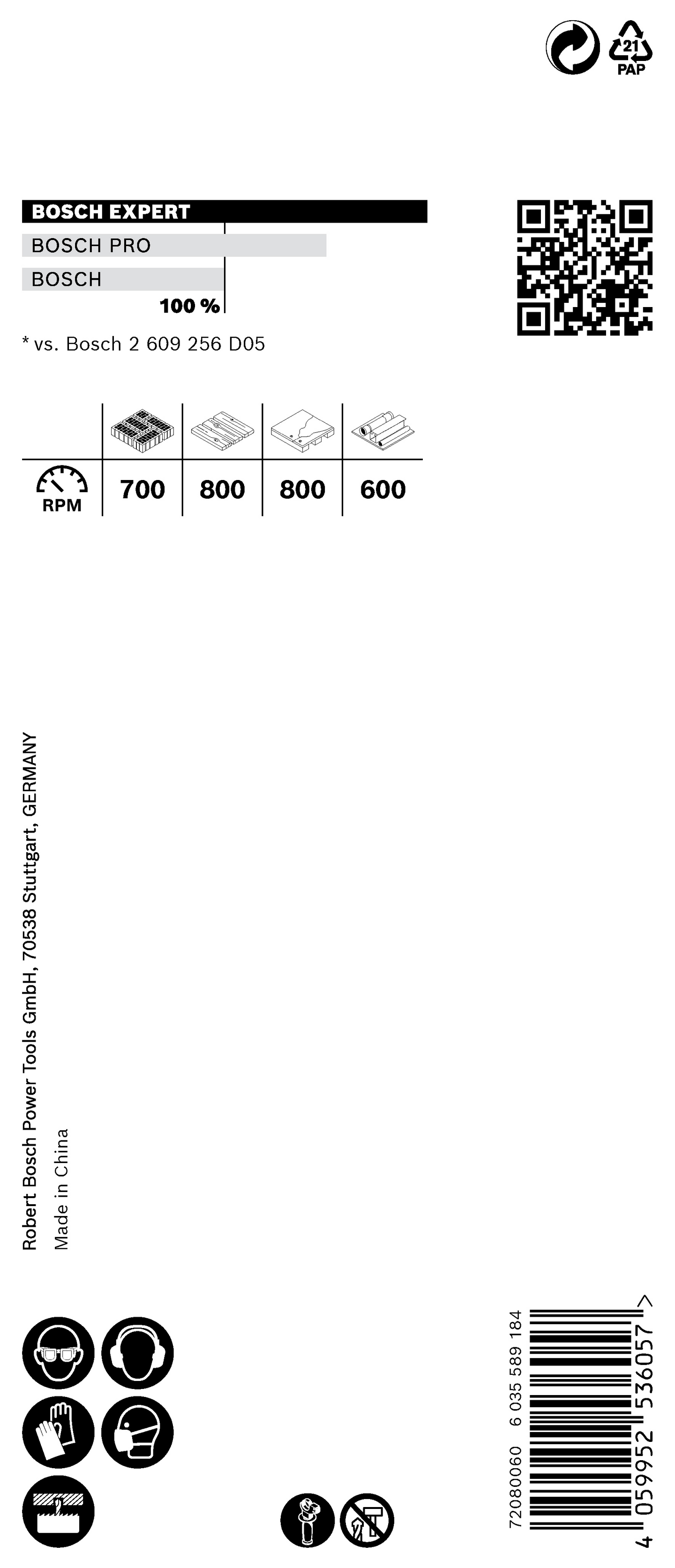 EXPERT Construction Material hålsåg 40 x 60 mm