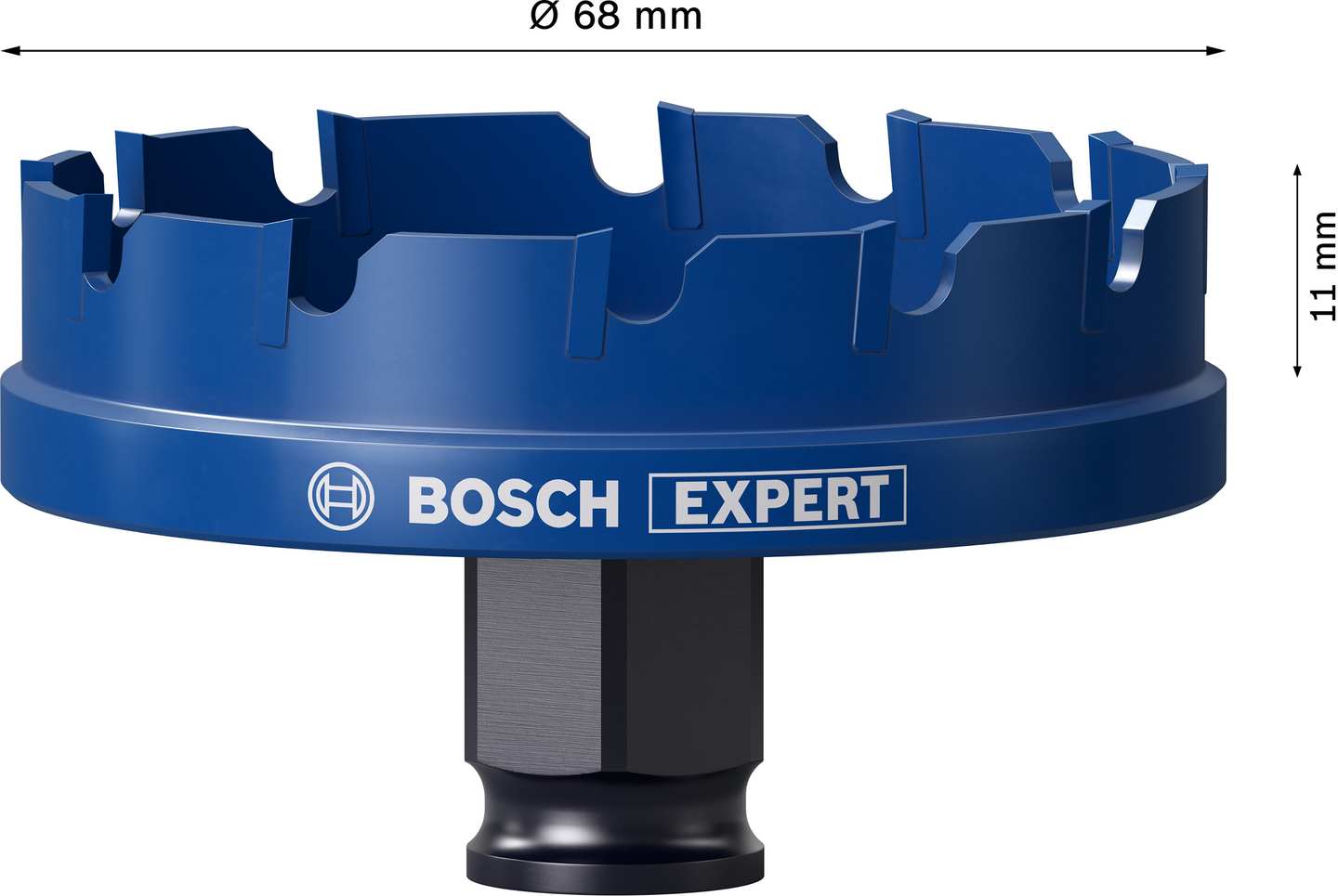 Reikäsaha Bosch EXPERT Sheet Metal, 68 x 40 mm