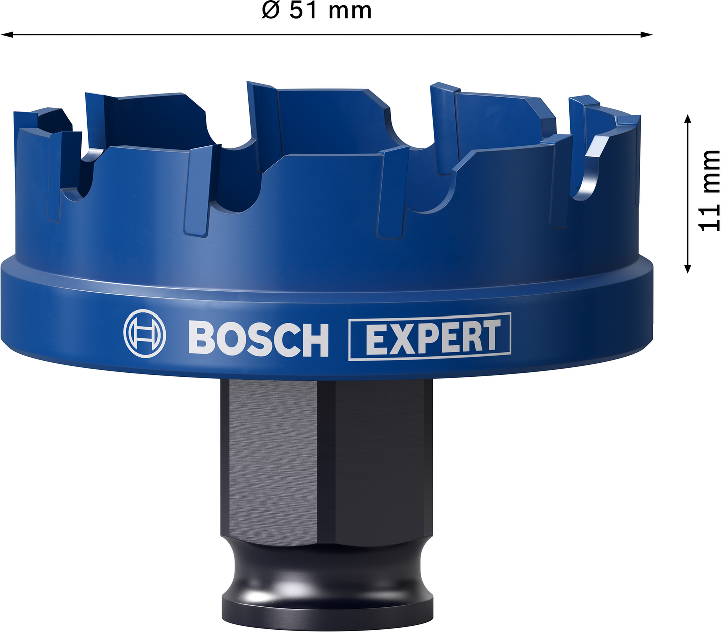Reikäsaha Bosch EXPERT Sheet Metal, 51 x 40 mm