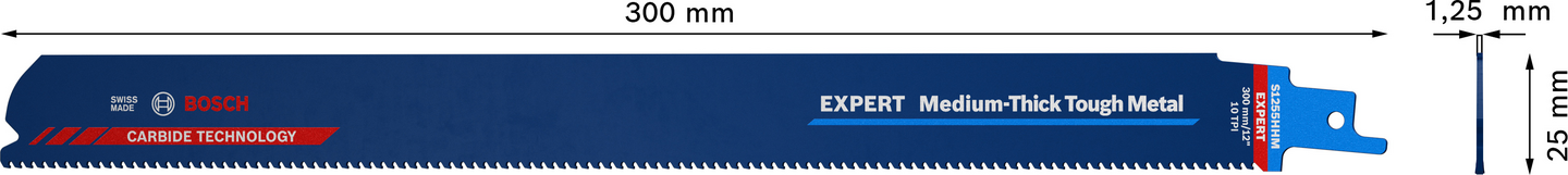 TIGERSÅGBLAD BOSCH S1255HHM METAL