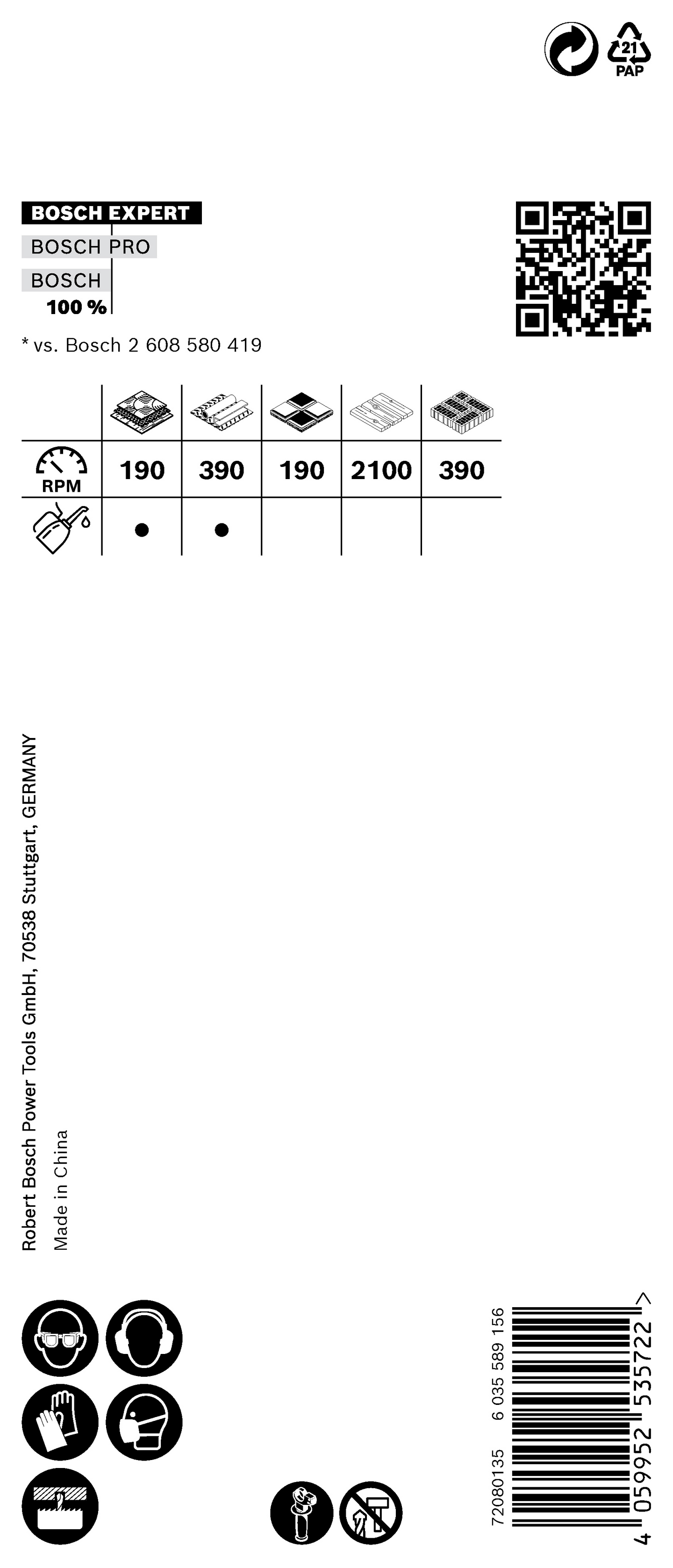 HÅLSÅG BOSCH POWERCHANGE CARBIDE 44MM