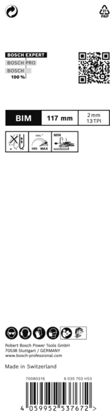 STICKSÅGBLAD BOSCH T308BF HARDWOOD 3ST