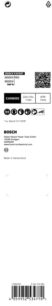 TIGERSÅGBLAD BOSCH S1122CHM WOOD/METAL