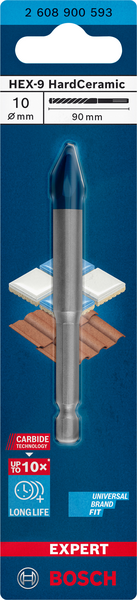 BORR BOSCH HEX HARDCERAMIC 10X90MM