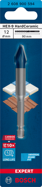 BORR BOSCH HEX HARDCERAMIC 12X90MM