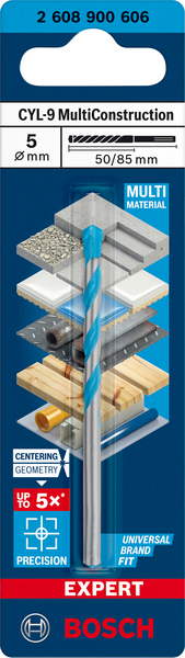 BORR CYL MULTICONSTRUCTION 5X85MM