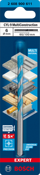 BORR CYL MULTICONSTRUCTION 6X100MM