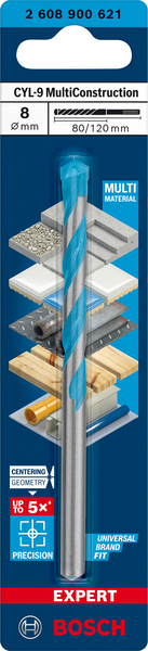 BORR CYL MULTICONSTRUCTION 8X120MM