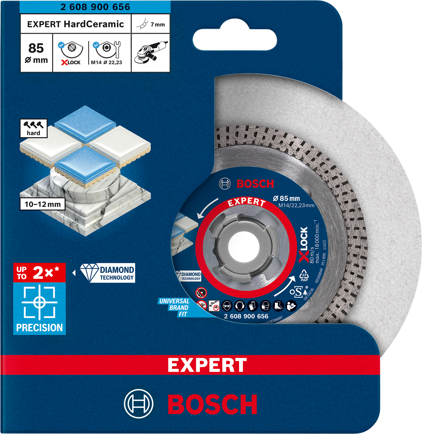 DIAMANTSKIVA BOSCH XL HARDCERAMIC 85MM