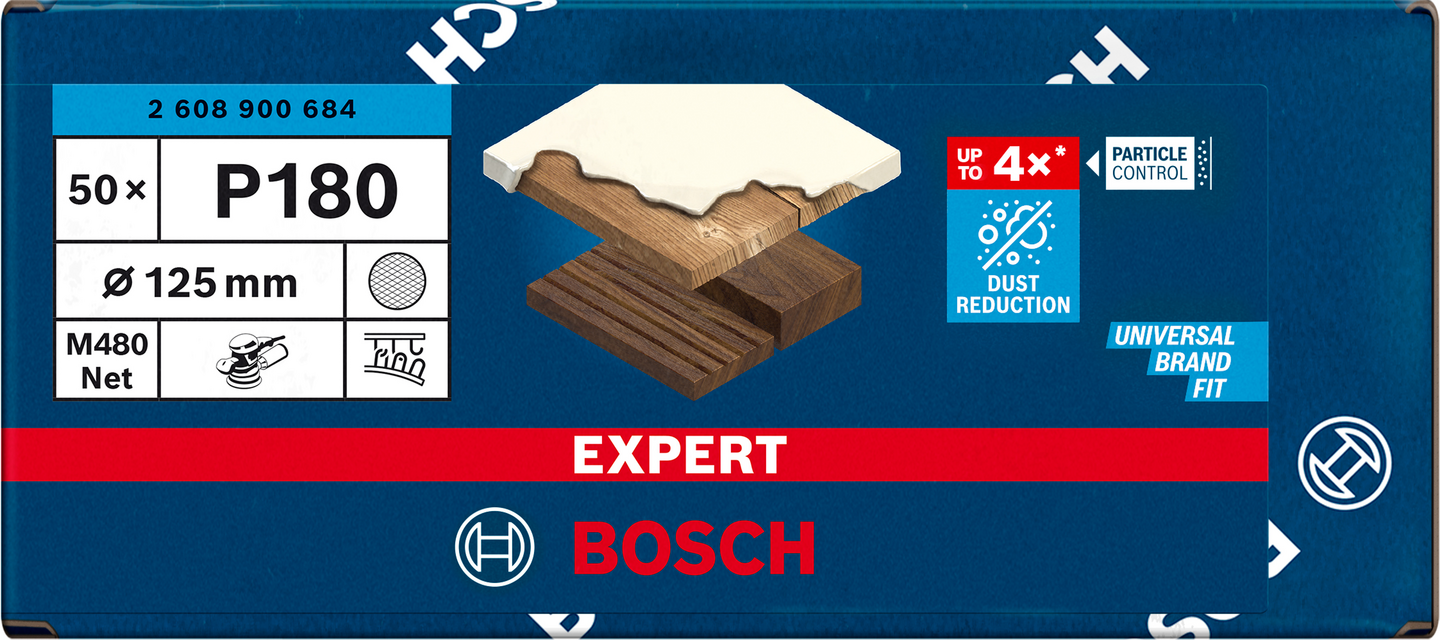 SLIPARK BOSCH EXC NET EXPERT K180, 125MM 50ST