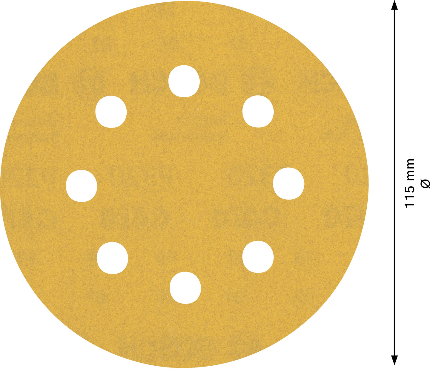 Hiomapaperi epäkeskohiomakoneille Bosch 8-reikää EXPERT C470,115 mm, G 320, 5kpl