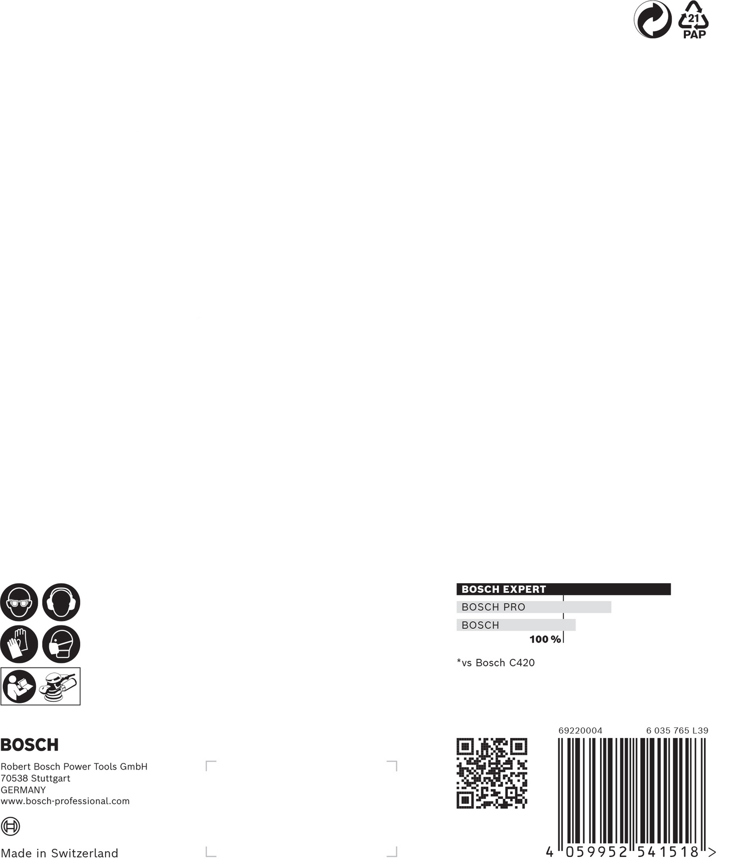 SLIPARK BOSCH EXC K40 6H 150MM 5ST