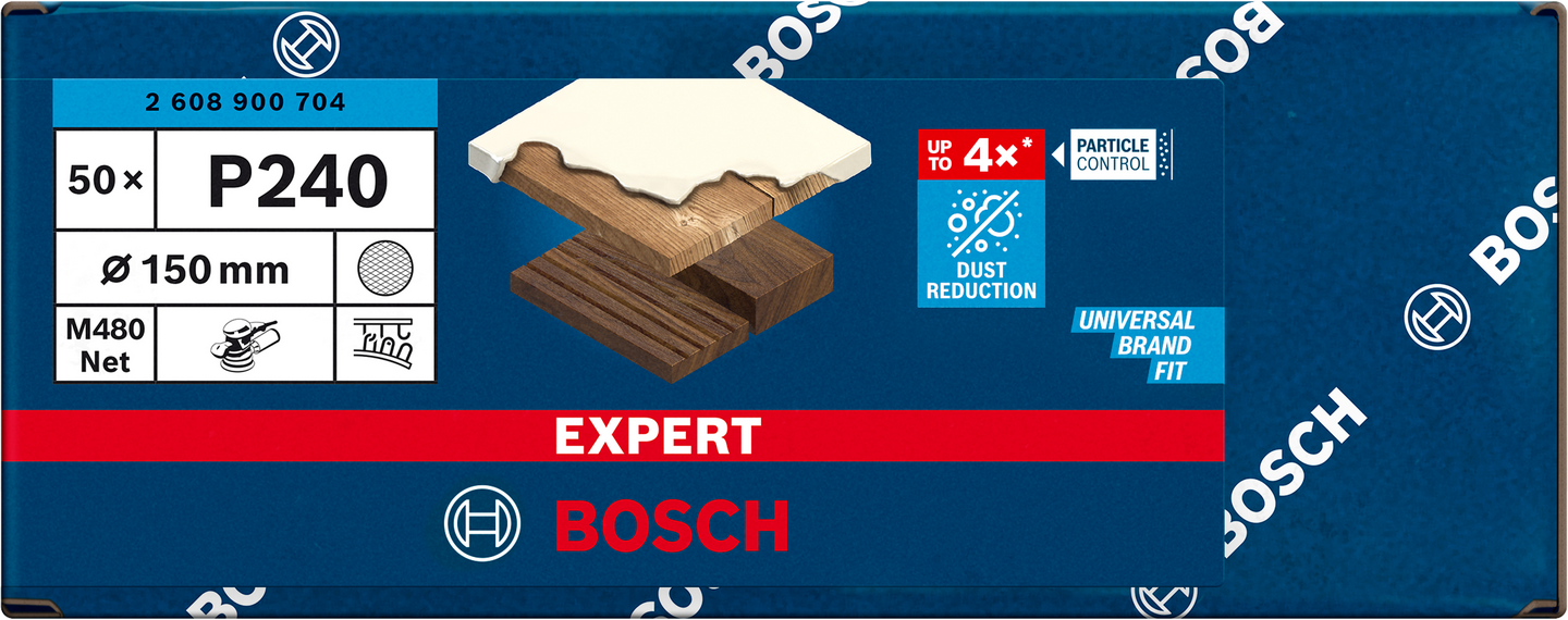 SLIPARK BOSCH EXC NET EXPERT K240 150MM 50ST